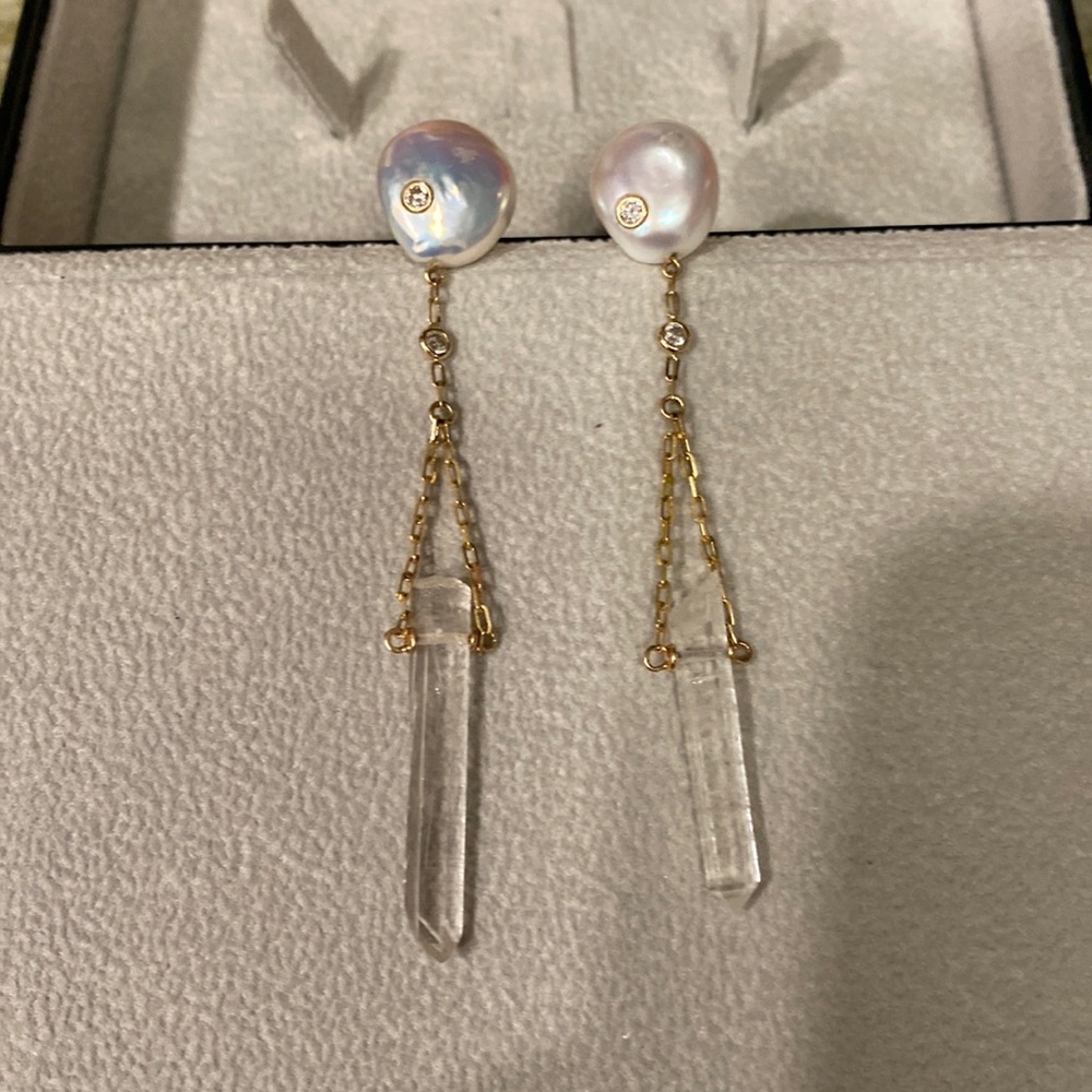 NEW: FINE JEWELRY:  JIAJIA EARRINGS.